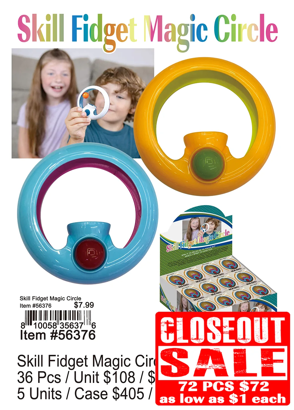 Skill Fidget Magic Circle Closeout